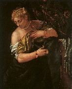  Paolo  Veronese Lucretia Stabbing Herself Sweden oil painting reproduction